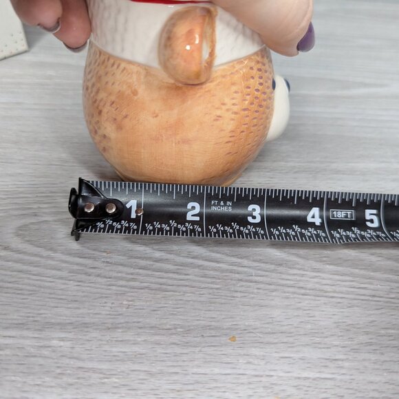 Vintage 1989 Mount Clemens Pottery Ceramic Christmas Teddy Bear Mug NIB - Picture 11 of 13